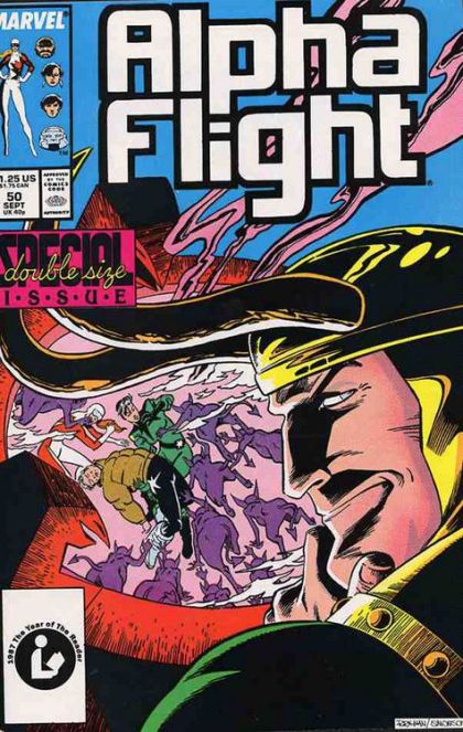 Alpha Flight, Vol. 1 This Mortal Coil! |  Issue#50A | Year:1987 | Series: Alpha Flight | Pub: Marvel Comics | Direct Edition