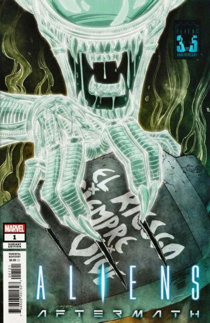 Aliens: Aftermath  |  Issue#1B | Year:2021 | Series:  | Pub: Marvel Comics | Ron Lim & Israel Silva Variant Cover