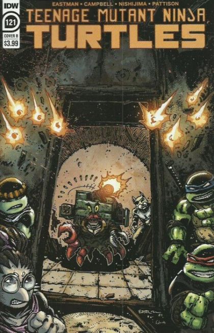 Teenage Mutant Ninja Turtles, Vol. 5  |  Issue#121B | Year:2021 | Series: Teenage Mutant Ninja Turtles | Pub: IDW Publishing | Variant Kevin Eastman Cover