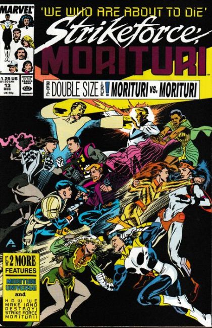 Strikeforce: Morituri Johnny, We Hardly Knew Ye |  Issue#13 | Year:1987 | Series: Strikeforce: Morituri | Pub: Marvel Comics |