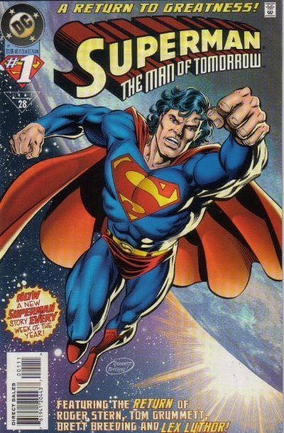 Superman: The Man of Tomorrow Past, Present & Future |  Issue#1A | Year:1995 | Series: Superman | Pub: DC Comics | Direct Edition