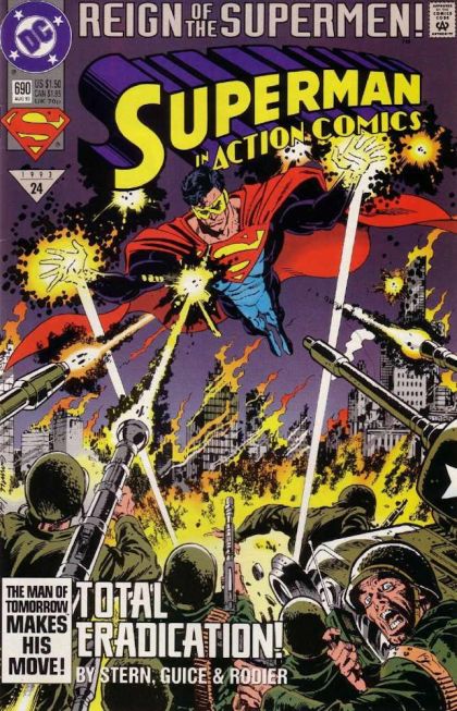Action Comics, Vol. 1 Reign of the Supermen - Part 13: Lies & Revelations |  Issue#690A | Year:1993 | Series:  | Pub: DC Comics |