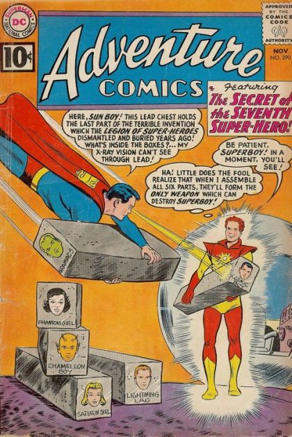 Adventure Comics, Vol. 1 The Secret Of The Seventh Super-Hero! / The Invasion Of Bizarro World! |  Issue#290 | Year:1961 | Series:  | Pub: DC Comics |