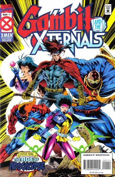 Gambit and the X-Ternals Age of Apocalypse - Some Of Us Looking To The Stars |  Issue#1A | Year:1995 | Series: Gambit | Pub: Marvel Comics | Direct Edition