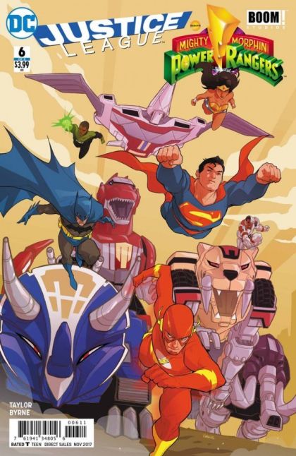 Justice League / Mighty Morphin Power Rangers  |  Issue#6 | Year:2017 | Series:  | Pub: DC Comics / Boom! Studios | Karl Kerschl Regular