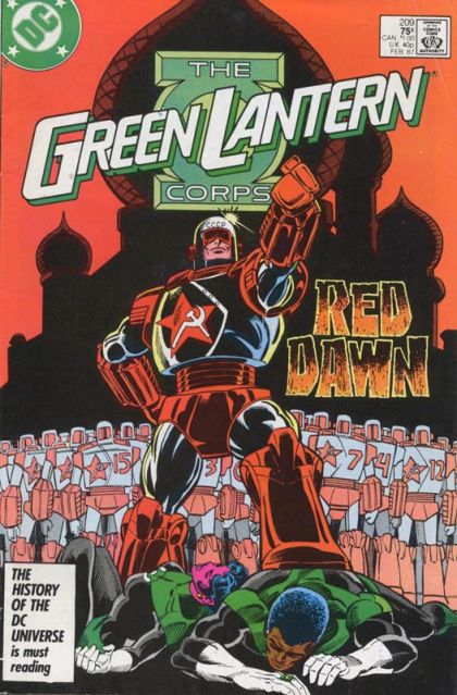 Green Lantern, Vol. 2 Red Alert |  Issue#209A | Year:1986 | Series: Green Lantern | Pub: DC Comics | Direct Edition