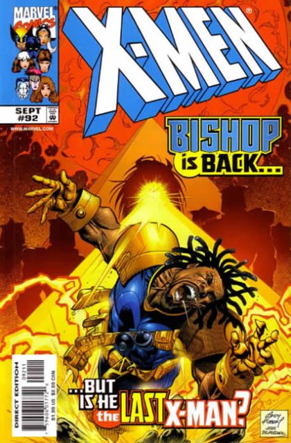 X-Men, Vol. 1 Dream's End - Part 2: Pressure Points |  Issue#92A | Year:1999 | Series: X-Men | Pub: Marvel Comics | Direct Edition