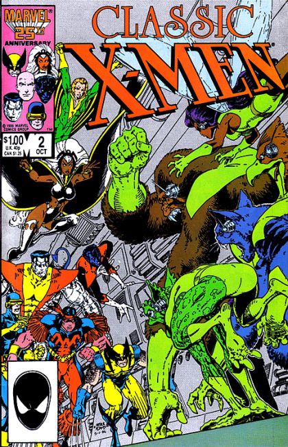 X-Men Classic The Doomsmith Scenario! / Death Over Valhalla High |  Issue#2A | Year:1986 | Series: X-Men | Pub: Marvel Comics | Direct Edition