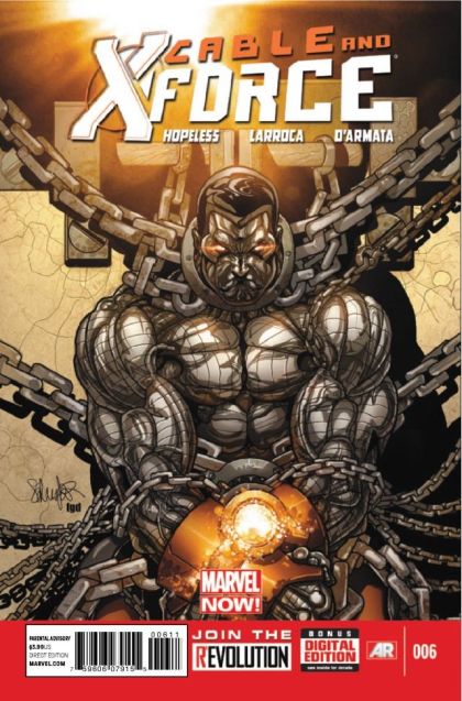 Cable and X-Force  |  Issue#6A | Year:2013 | Series: X-Force | Pub: Marvel Comics | Regular Salvador Larroca Cover