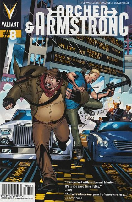Archer & Armstrong, Vol. 2 Wrath of the Eternal Warrior, Part 4: Last Enemy |  Issue#8A | Year:2013 | Series:  | Pub: Valiant Entertainment | Emanuela Lupacchino Regular Cover
