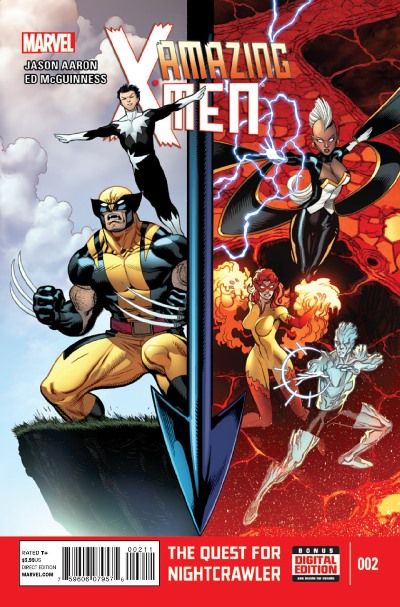 Amazing X-Men, Vol. 2 The Quest for Nightcrawler, Part 2 |  Issue#2A | Year:2013 | Series: X-Men | Pub: Marvel Comics | Regular Ed McGuinness Cover