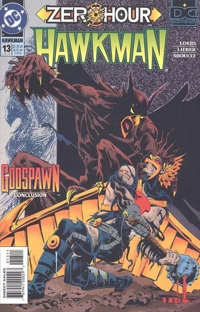 Hawkman, Vol. 3 Zero Hour - Godspawn, Into the Dark Aether |  Issue#13 | Year:1994 | Series: Hawkman | Pub: DC Comics |