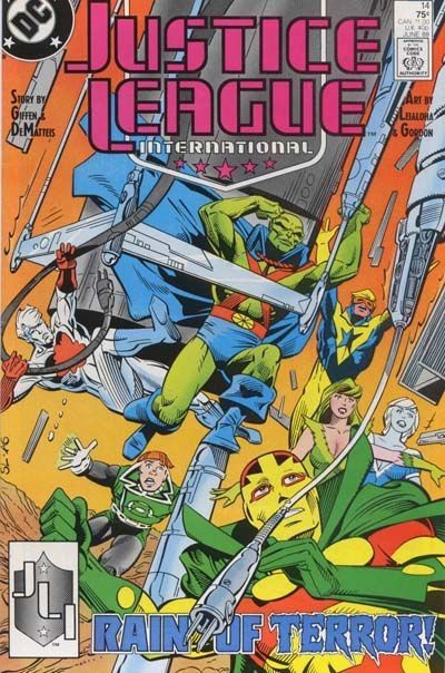 Justice League / International / America Shop... Or Die |  Issue#14A | Year:1988 | Series: Justice League | Pub: DC Comics | Direct Edition