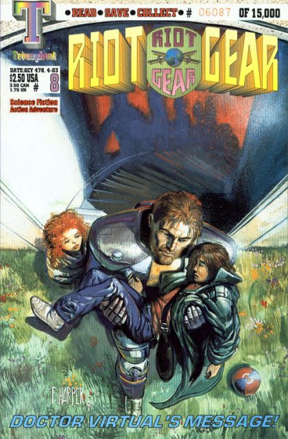 Riot Gear  |  Issue#8 | Year:1993 | Series:  | Pub: Triumphant Comics | Numbered to 15,000