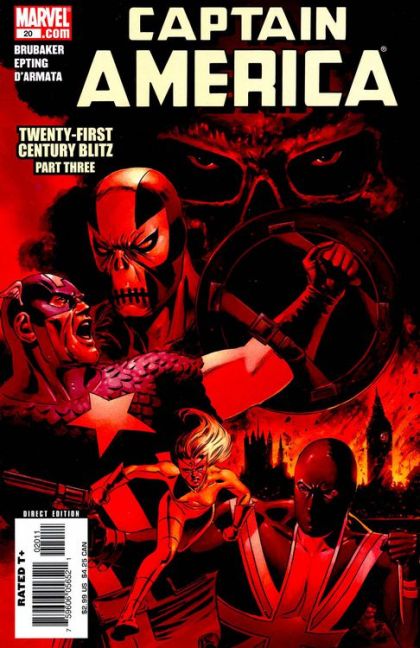 Captain America, Vol. 5 Twenty-First Century Blitz, Part Three |  Issue#20A | Year:2006 | Series: Captain America | Pub: Marvel Comics | Steve Epting Regular