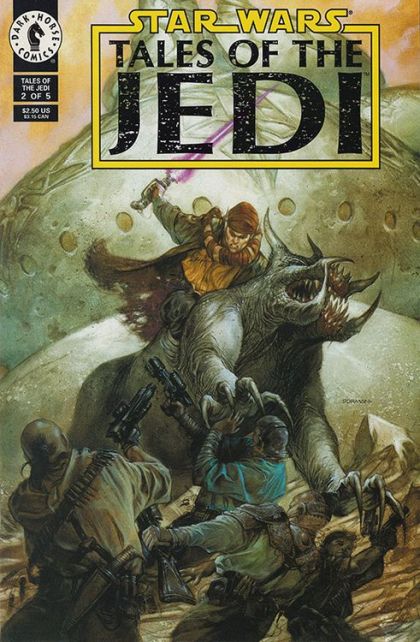 Star Wars: Tales of the Jedi Ulic Qel-Droma And The Beast Wars Of Onderon, Part Two |  Issue#2A | Year:1993 | Series: Star Wars | Pub: Dark Horse Comics | Dave Dorman Regular