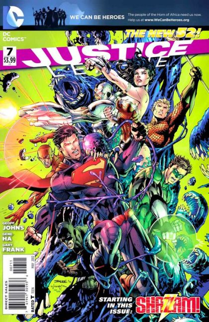 Justice League, Vol. 1 The Villain's Journey, Prologue / Shazam!, Chapter 1 |  Issue#7A | Year:2012 | Series: Justice League | Pub: DC Comics | Jim Lee Regular Cover