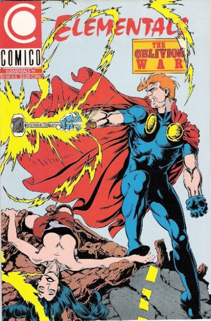 Elementals, Vol. 2 With Rhyme Without Reason |  Issue#11 | Year:1990 | Series: Elementals | Pub: Comico |