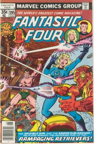 Fantastic Four, Vol. 1 Beware the Ravaging Retrievers |  Issue#195B | Year:1978 | Series: Fantastic Four | Pub: Marvel Comics | Newsstand Edition