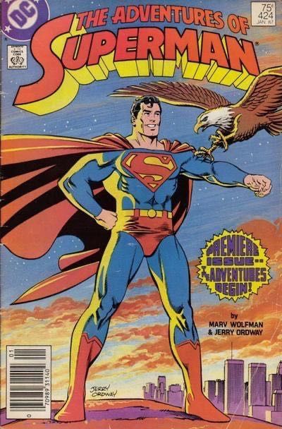 The Adventures of Superman Man O'War! |  Issue#424B | Year:1986 | Series: Superman | Pub: DC Comics | Newsstand Edition