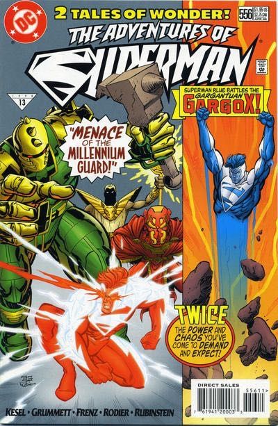 The Adventures of Superman Three to One |  Issue#556A | Year:1998 | Series: Superman | Pub: DC Comics | Direct Edition