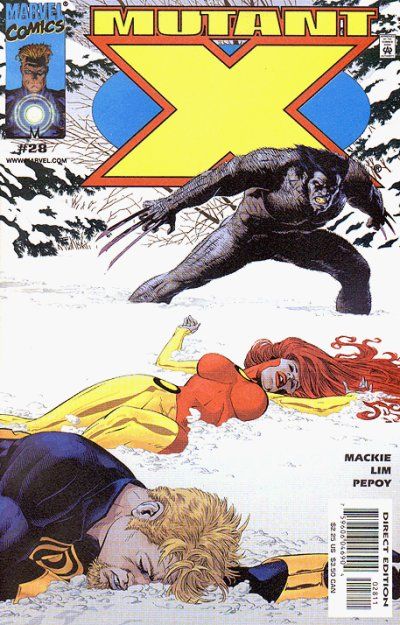 Mutant X The Hunted |  Issue#28A | Year:2000 | Series: X-Men | Pub: Marvel Comics | Direct Edition