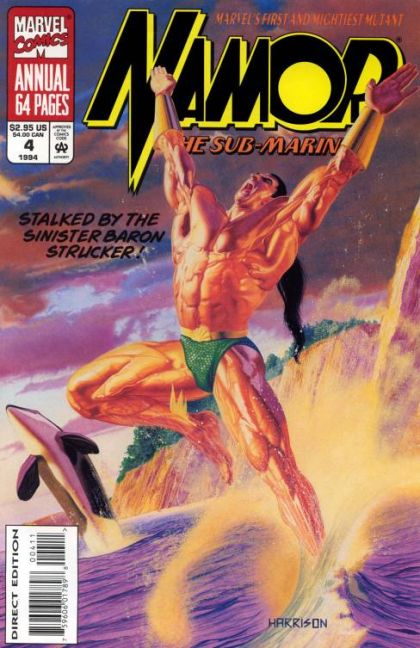 Namor, the Sub-Mariner Annual Children Of Lesser Gods / Deathcharge |  Issue#4A | Year:1994 | Series: Sub-Mariner | Pub: Marvel Comics | Direct Edition