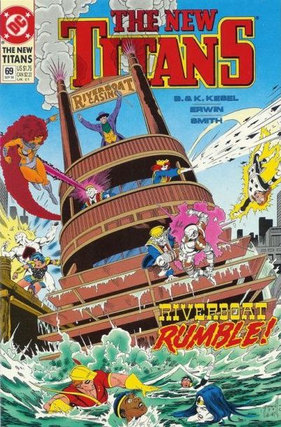 The New Titans House Of Cards |  Issue#69 | Year:1990 | Series: Teen Titans | Pub: DC Comics |