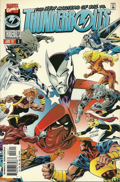 Thunderbolts, Vol. 1 Too Many Masters! |  Issue#3A | Year:1997 | Series: Thunderbolts | Pub: Marvel Comics |