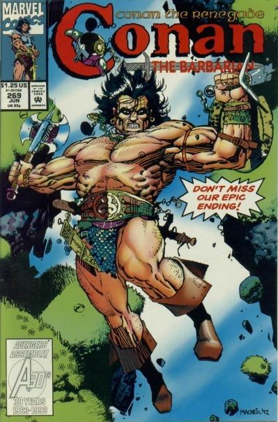 Conan the Barbarian, Vol. 1 Conan the Renegade, Part IV: When Mountains Walk |  Issue#269A | Year:1993 | Series: Conan | Pub: Marvel Comics |