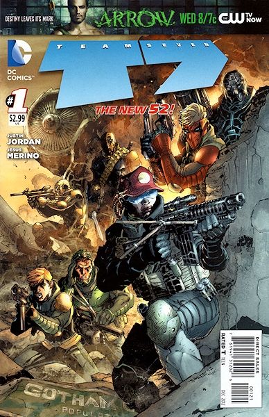 Team 7 (DC Comics) Black Diamond Probability, Mission One: Black Ops |  Issue#1C | Year:2012 | Series: Team 7 | Pub: DC Comics | Jim Lee Variant Cover