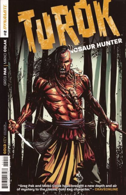 Turok: Dinosaur Hunter, Vol. 2  |  Issue#2A | Year:2014 | Series:  | Pub: Dynamite Entertainment | Bart Sears Cover