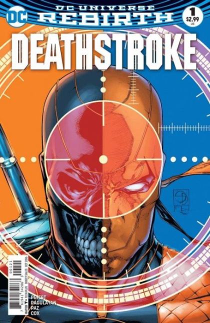 Deathstroke, Vol. 4 The Professional, Part One: Among Thieves |  Issue#1B | Year:2016 | Series: Deathstroke | Pub: DC Comics | Shane Davis Variant Cover