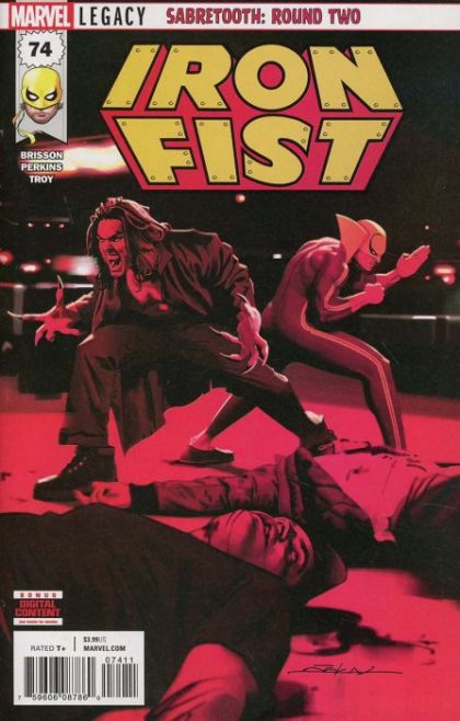 Iron Fist, Vol. 5 Sabertooth: Round Two, Part 2 |  Issue#74A | Year:2017 | Series: Iron Fist | Pub: Marvel Comics | Jeff Dekal Regular