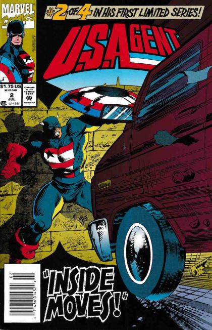 U.S. Agent, Vol. 1 Inside Moves |  Issue#2B | Year:1993 | Series:  | Pub: Marvel Comics | Newsstand Edition