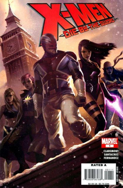X-Men: Die by the Sword The Sword Is Drawn |  Issue#1 | Year:2007 | Series: X-Men | Pub: Marvel Comics | Direct Edition
