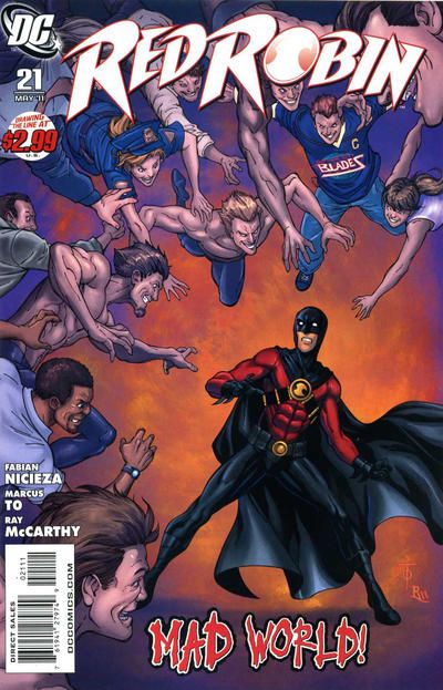 Red Robin The Rabbit Hole, Part 3: Sinsanity |  Issue#21A | Year:2011 | Series: Robin | Pub: DC Comics | Direct Edition