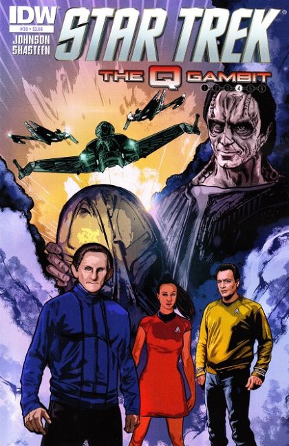 Star Trek The Q Gambit, Part 4 |  Issue#38A | Year:2014 | Series:  | Pub: IDW Publishing | Regular Tony Shasteen Cover