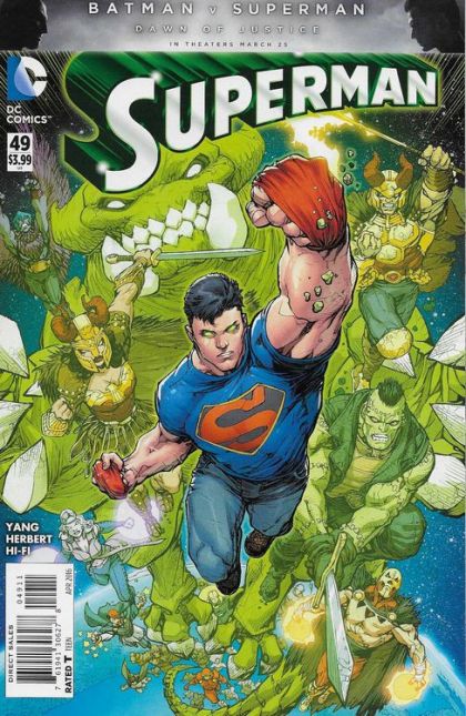 Superman, Vol. 3 Sacrifice |  Issue#49A | Year:2016 | Series: Superman | Pub: DC Comics | Direct Edition