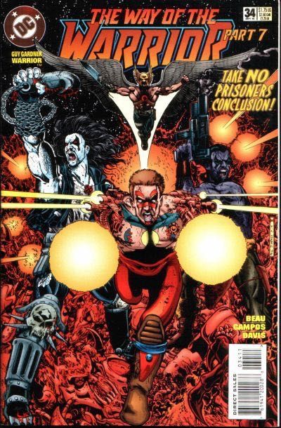 Guy Gardner: Warrior The Way of the Warrior - Part 7: Deathrock: Justice is Coming! |  Issue#34 | Year:1995 | Series: Guy Gardner | Pub: DC Comics |