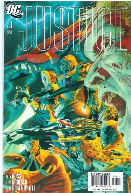 Justice Justice, Justice |  Issue#1B | Year:2005 | Series: Justice | Pub: DC Comics | Villains cover