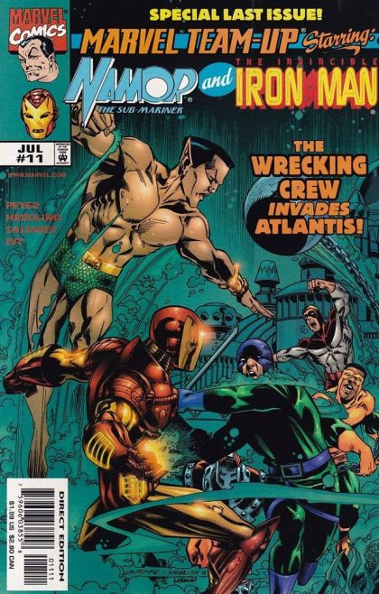 Marvel Team-Up, Vol. 2 Namor And The Invincible Iron Man: Iron Pirates |  Issue#11A | Year:1998 | Series: Marvel Team-Up | Pub: Marvel Comics | Direct Edition