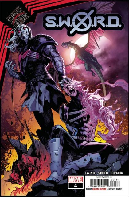 S.W.O.R.D., Vol. 2 King in Black - The Krakoan Sun |  Issue#4A | Year:2021 | Series:  | Pub: Marvel Comics | Regular Valerio Schiti Cover