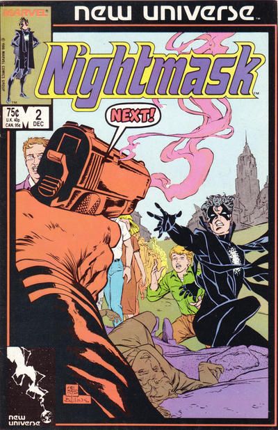 Nightmask "Hide and Seek!" |  Issue#2A | Year:1986 | Series: New Universe | Pub: Marvel Comics | Direct Edition