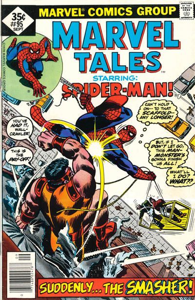 Marvel Tales, Vol. 2 Suddenly the Smasher |  Issue#95A | Year:1978 | Series: Spider-Man | Pub: Marvel Comics | Whitman Variant