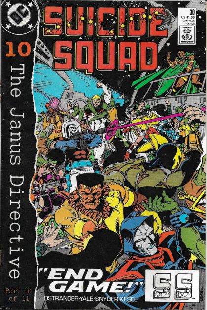 Suicide Squad, Vol. 1 The Janus Directive - Part 10: Endgame |  Issue#30A | Year:1989 | Series: Suicide Squad | Pub: DC Comics | Direct Edition