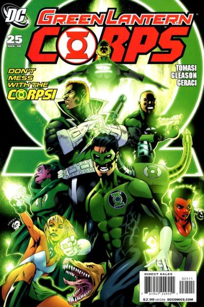 Green Lantern Corps, Vol. 1 RingQuest, Part Four |  Issue#25 | Year:2008 | Series: Green Lantern | Pub: DC Comics | Patrick Gleason Regular