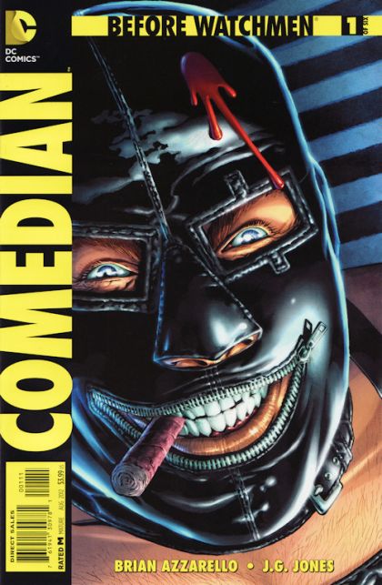 Before Watchmen: Comedian Smile / The Curse of the Crimson Corsair - The Devil in the Deep...!, Part Three |  Issue#1A | Year:2012 | Series: Watchmen | Pub: DC Comics | J.G. Jones Regular Cover