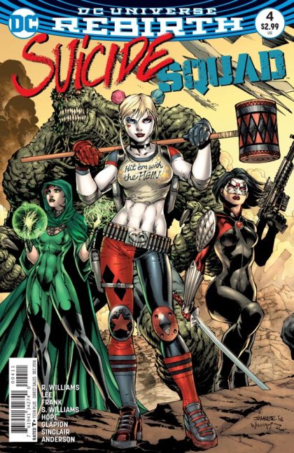 Suicide Squad, Vol. 4 The Black Vault, Part Four: Beat on the Brat / Full Mental Jacket |  Issue#4A | Year:2016 | Series: Suicide Squad | Pub: DC Comics | Jim Lee Regular