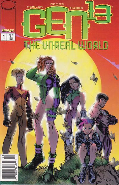 Gen 13: The Unreal World Unreal World |  Issue#1B | Year:1996 | Series: Gen 13 | Pub: Image Comics | Newsstand Edition